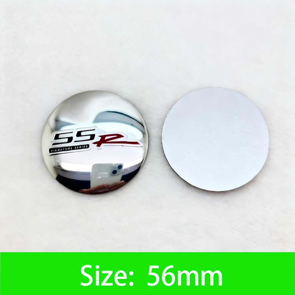 56-65mm Car Wheel Center Hub Cap Emblem Sticker Accessories For Chevrolet Cruze Sonic Silverado Trax Camaro Captiva Aveo Z71 SSR
