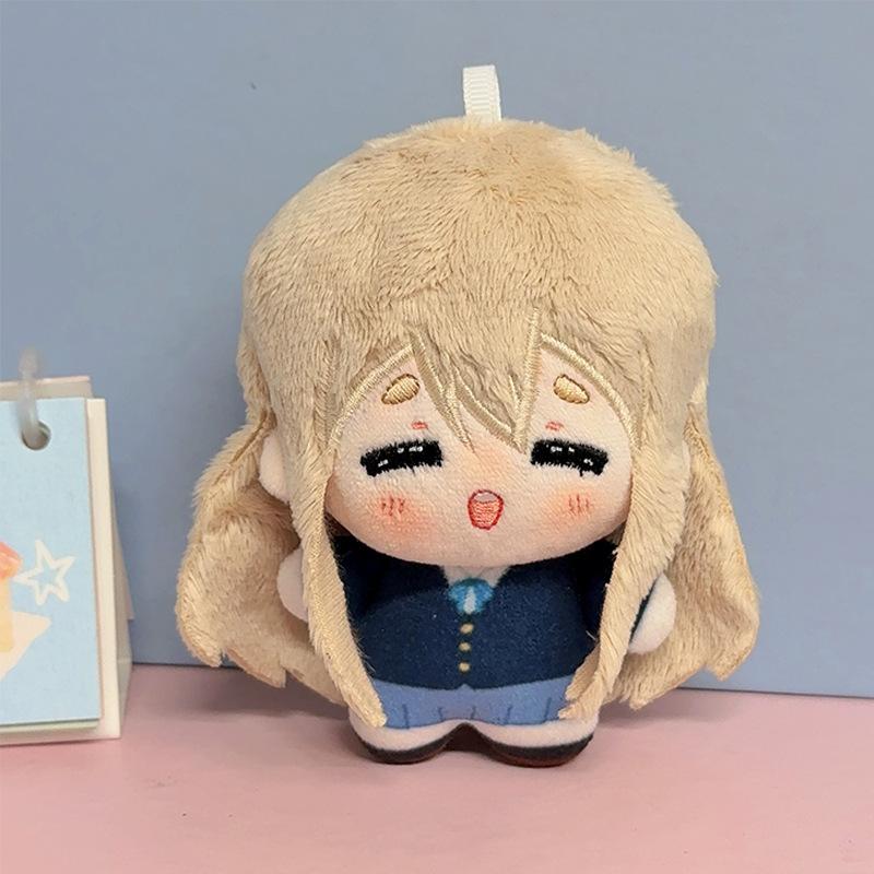 Cute Anime Mio Yui Azusa Plush Doll 10Cm Tsumugi Ritsu Stuffed Doll Keychain Pendant Anime Peripheral Fans Gifts