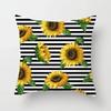Office Living Room Home Pillowcase Sunflower Print Pattern Pillowcase Car Ornaments