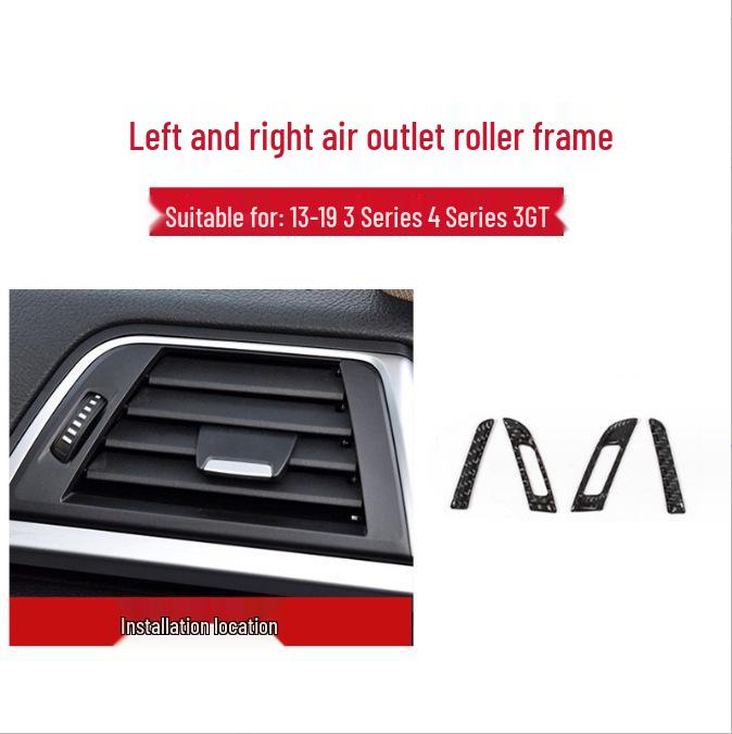 BMW řady 3 & 4 F30, 316i, 320li GT Karbonový interiérový kryt konzoly