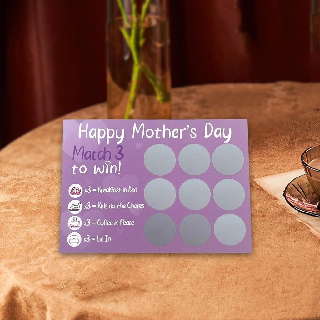 Morsdag Skrapelodd Premier Dekor Festtilbehør Interaktiv Gave