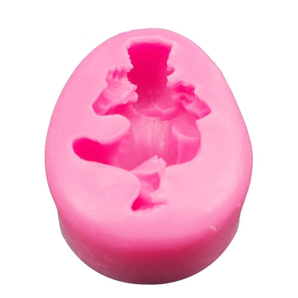 Silicone Mould 3D Sleep Baby Handmade Soap Mold Chocolate Cake DIY Cookies Fondant Decorating Tools