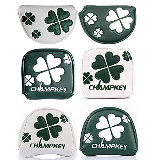 

Чехол для гольф-головки Чехол для паттера с магнитом для молотка красный маленький совместим с Odyssey 2 Ball Паттер TaylorMade Spider с узором клевер зеленый (Клевер