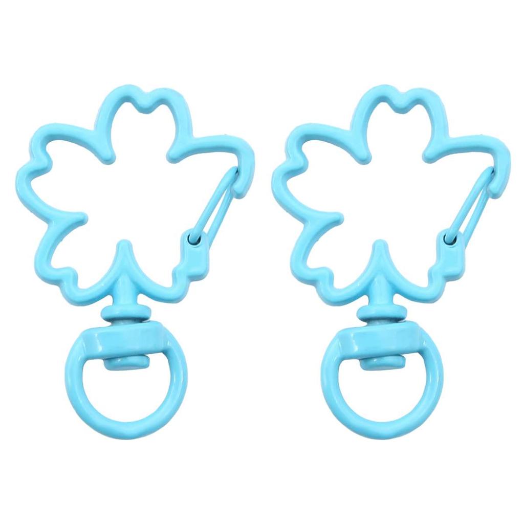31X39mm Candy Colored Alloy Shell Shaped Spring Buckle Special-shaped DIY keychain Accessories Creative Accessories Hanging Ornaments