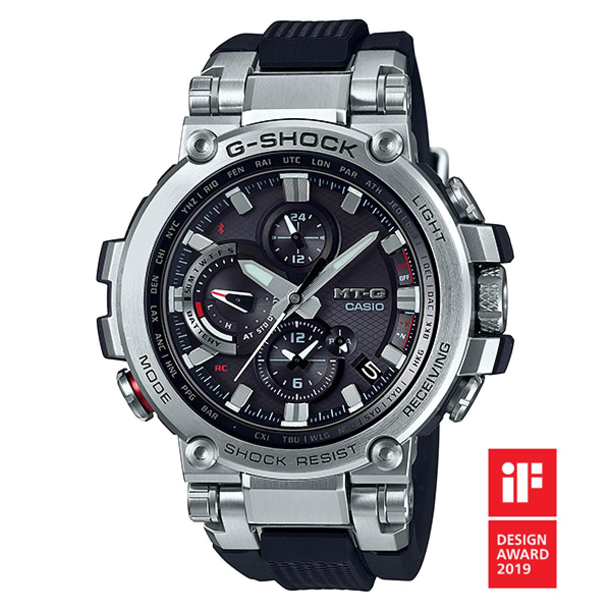 

CASIO G-SHOCK MTG-B1000-1AJF [MT-G Bluetooth Radio Wave Solar] Круглий годинник чорний нержавіючий