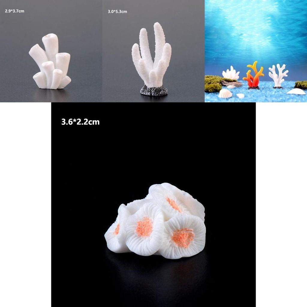 Colorful Resin Coral Ornament For Aquariums And Fish Tanks