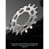 Piñones de Cassette Monovelocidad para Bicicletas, 16T 18T Kits de Conversión Monovelocidad para Bicicletas de Montaña con Espaciador y Anillos de Bloqueo