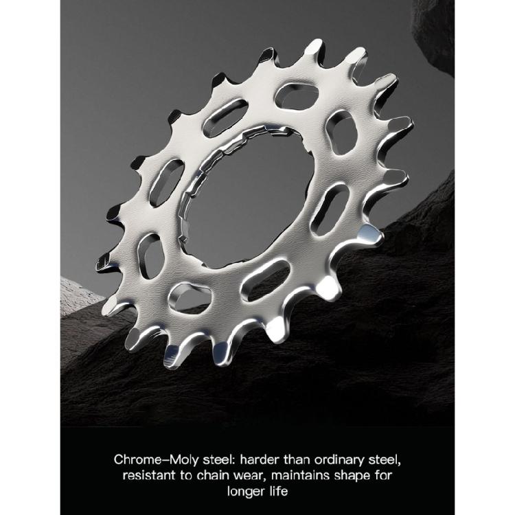 Piñones de Cassette Monovelocidad para Bicicletas, 16T 18T Kits de Conversión Monovelocidad para Bicicletas de Montaña con Espaciador y Anillos de Bloqueo