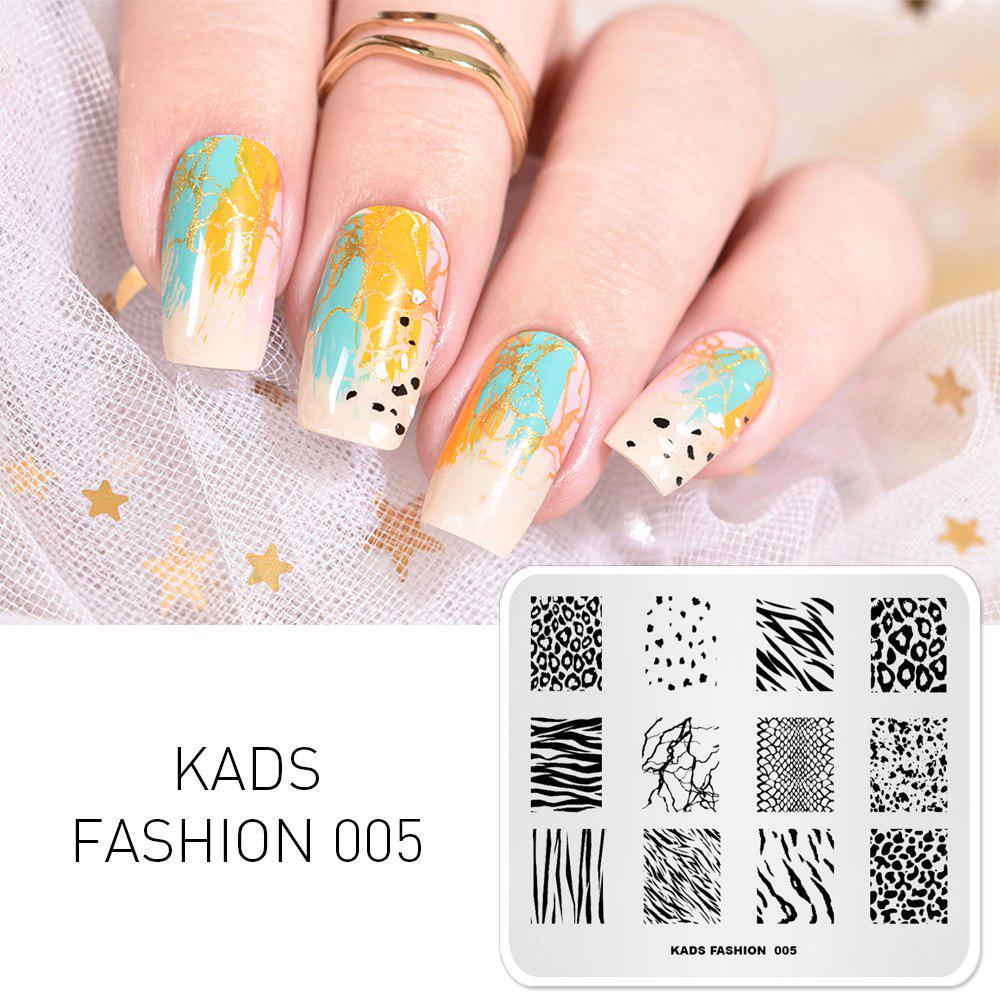 kads Nail Stamping Plates Nail Art Printer Template Stamp Nails Accessories Manicure Design Nail Art Tools Manicure Stamp