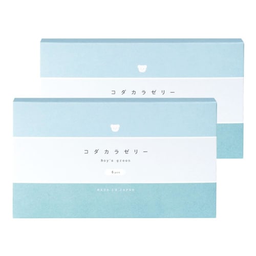 [Made In Japan] Kodakara Jelly Boys Green | Fertility Jelly for Boys, pH 7.5 | Naturally Derived, Additive-Free, Gentle To Use, 1.7ml X 6 Bottles (Set