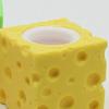 Bunny Cheese Squeeze Toy Stress Relief Rabbit Cup Cheese Fidget Toy Slow Rising Relaxation Stress Ball Simulated Cheese Sensory Toy