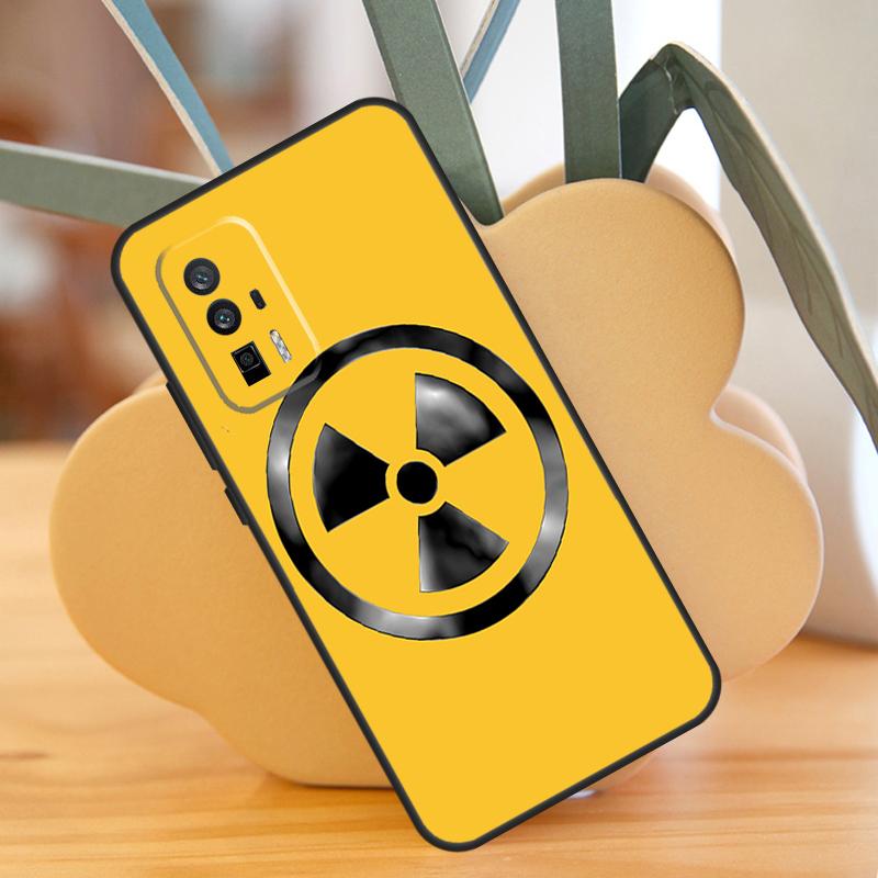 Nuclear Radiation Warning Sign Case For POCO F6 Pro X6 X5 X3 F3 F5 M6 M5s Xiaomi 13T Pro 11T 12T 12 13 Lite 14 Ultra Cover