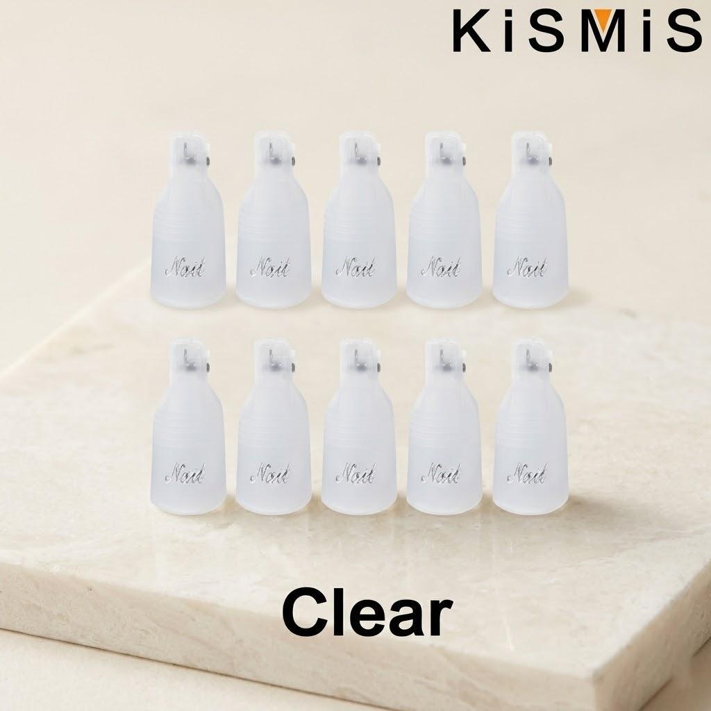 10Pcs Bag Colorful Acrylic Nail Art Soak Off Clips Nails Cleaning Manicure UV Gel Polish Wrap Tools Fingers