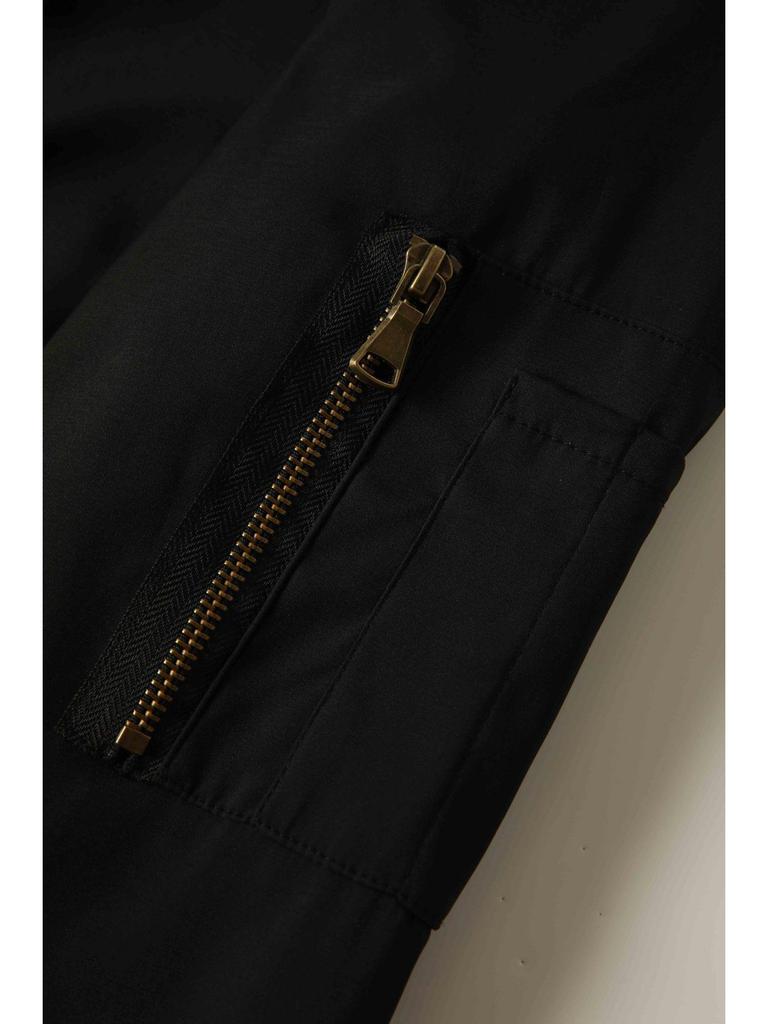 Men's Casual Stand Collar Pilot Jacket: Spring/Autumn Zipper Design, European Fit, Invoicing Available