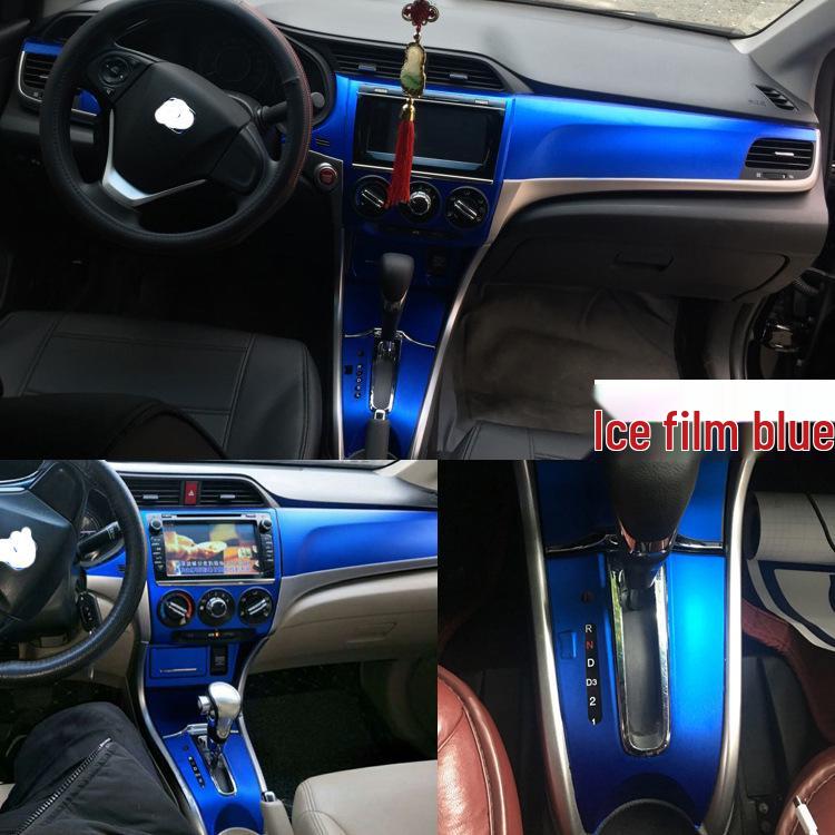 13-18 Lingpai Interior Carbon Fiber Gear Console Anti-Scratch Film