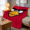 Throw High-Density Short Plush Blanket For Sofa Nap Air-Conditioned Room Soft Skin-Friendly Angry Birds