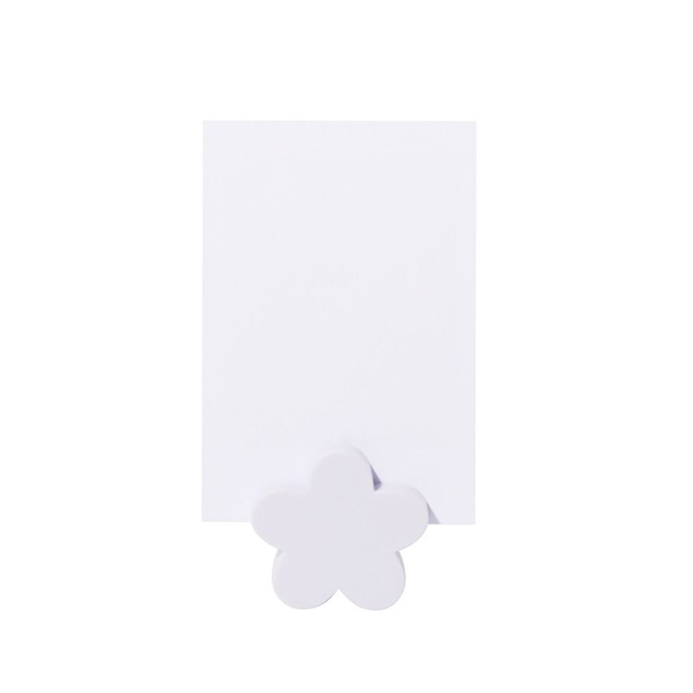 5PCS Mini Desktop Memo Holder 3D Flower Shape Instant Photo Holder New Postcard Holder  Home Office