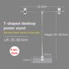 Poster Display Rack T-Shape Background Frame Professional Video Shoot Props Photography Accessories Backdrop Stand
