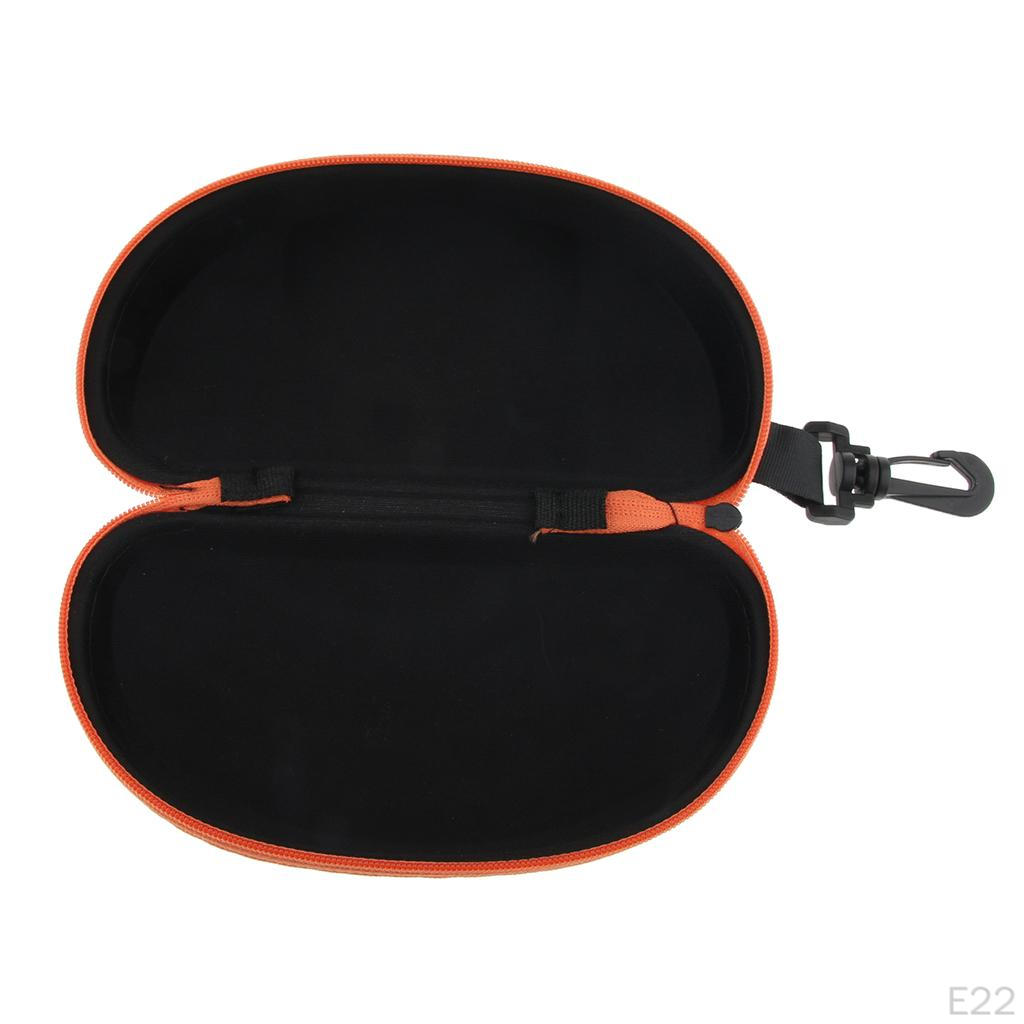 2 EVA Glasses Cases with Hanging Hook for Sports Sunglasses Eyeglasses