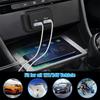 1 Set 18W Qc3.0 Usb A Port & 30W Pd Usb C Port 12V Rv Usb Outlet Charging Socket Panel With Led Light For Car Marine
