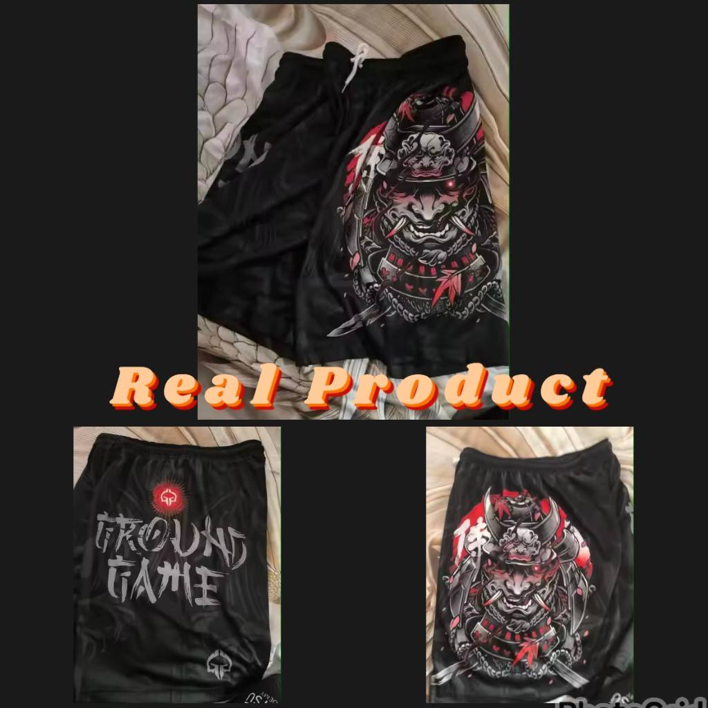 Print Shorts Samurai Japan Dämon Geist Dunkles Training Muay Thai Kickboxen Boxen MMA Unisex Fitnessstudio Fitness Training Schnelltrocknend Elastischer Bund