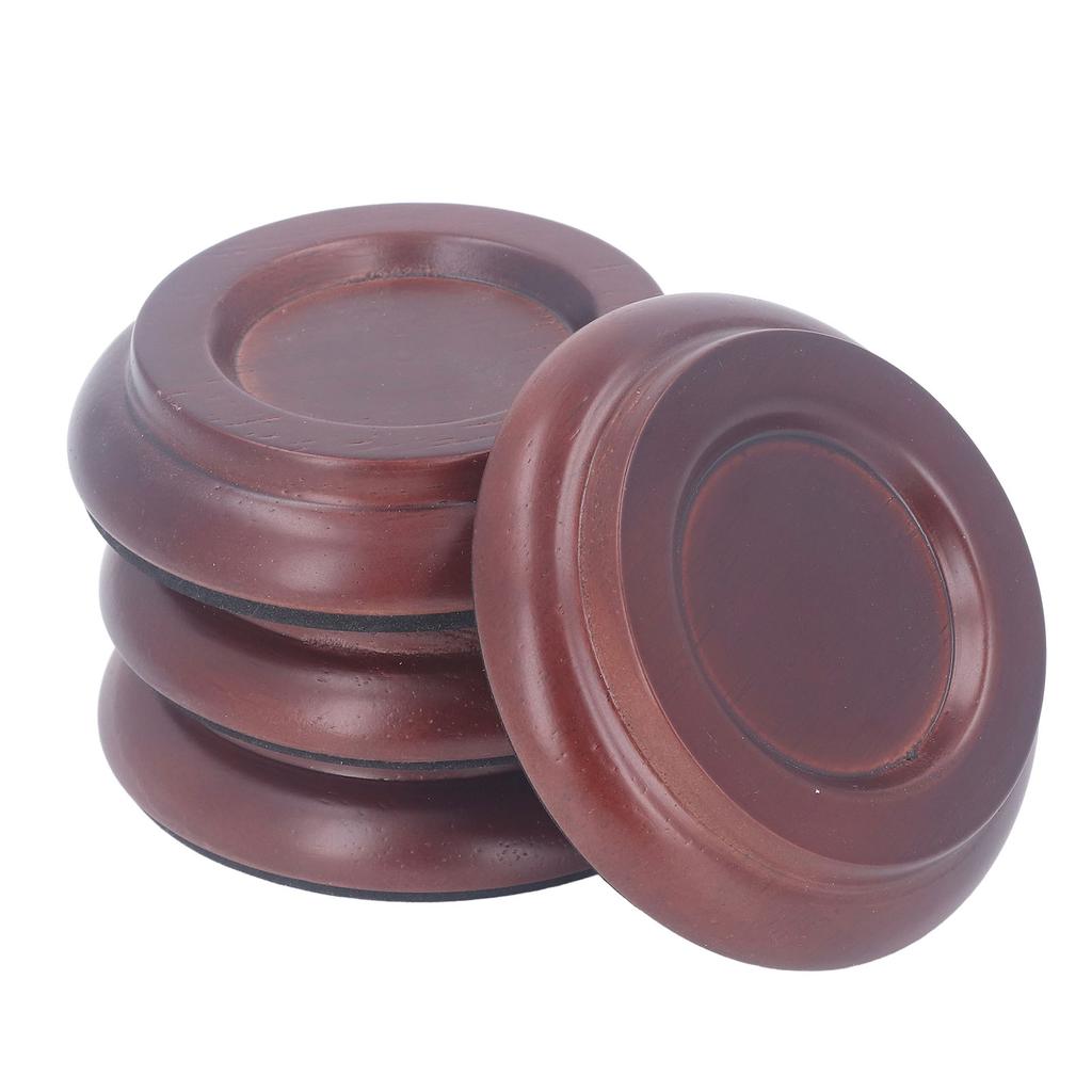 4PCS Piano Floor or Anti Vibration Small Size Non Slip Piano Caster Cups Floor or