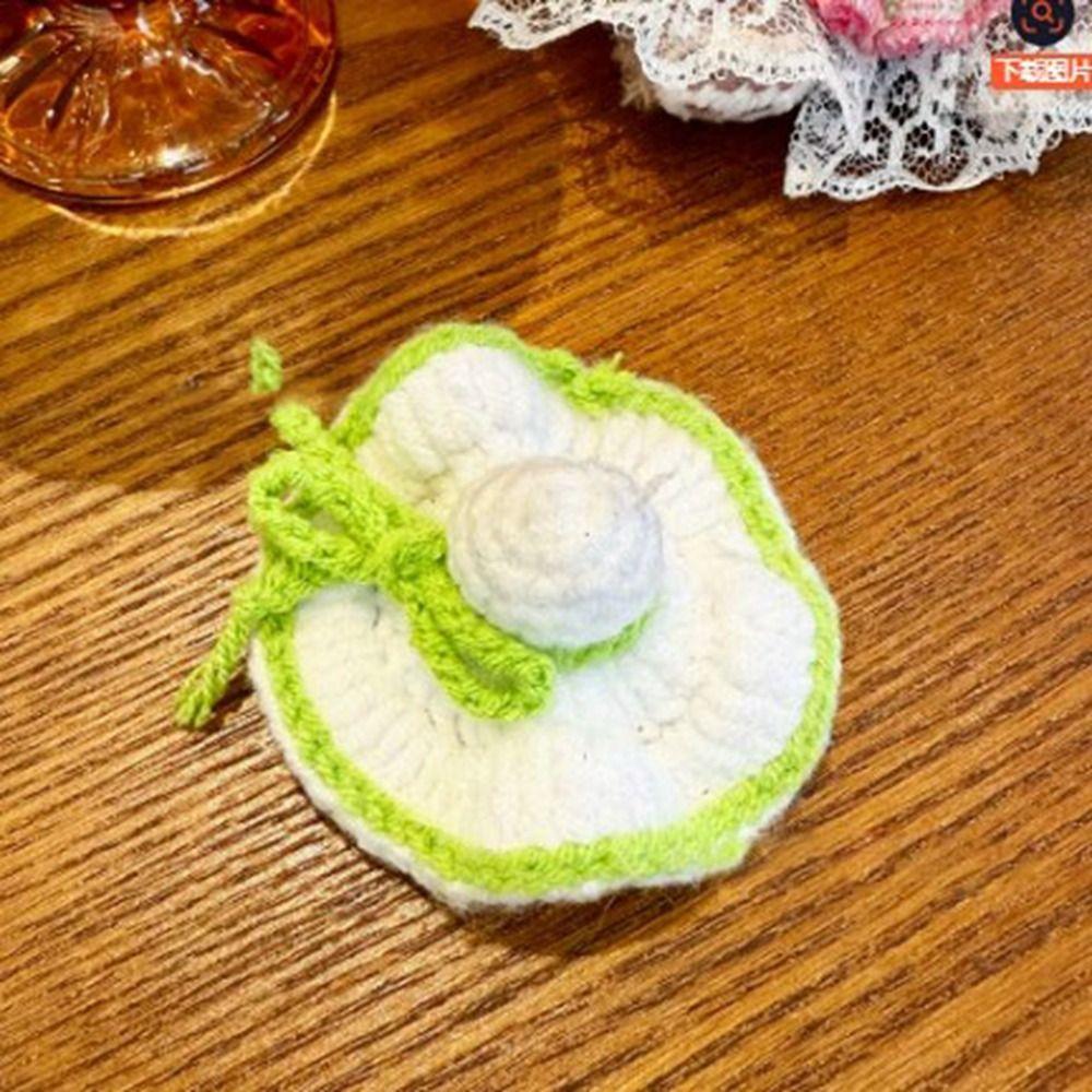 Freizeitkleidung Tierpuppe Strickmütze Mode DIY Strickrock Accessoires für 10cm Baumwollpuppen