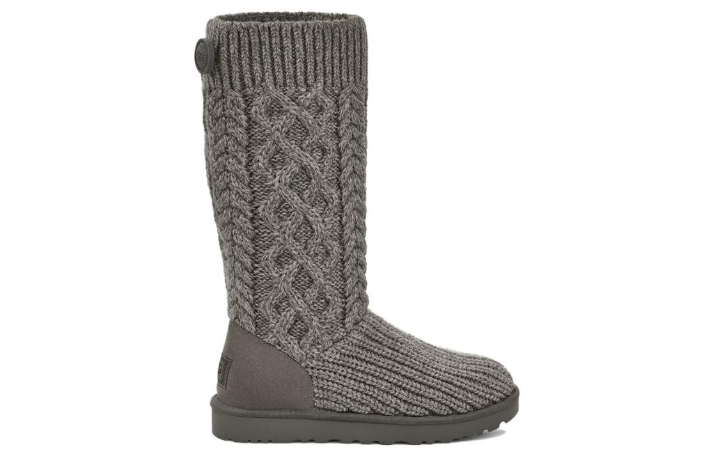 UGG Classic Cardi Cabled Knit Boot Grey Women's 1146010-GREY