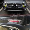 Front + Rear Chrome Fog Light Lamp Cover For 2016- Mercedes GLC Wagon X253
