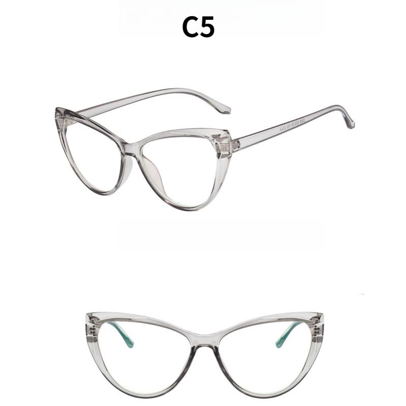 Ladies' glasses, retro cat-eye glasses.