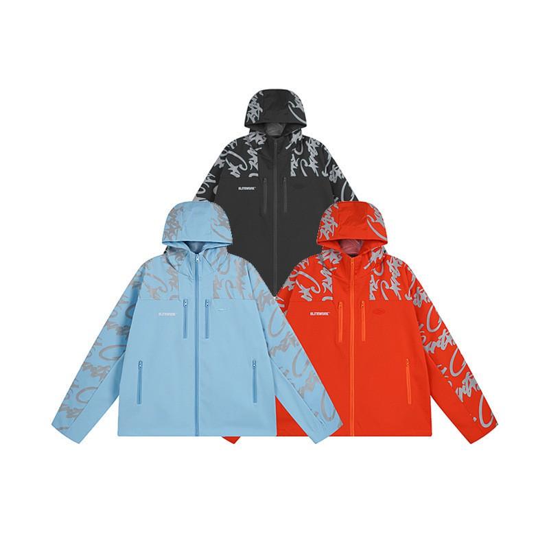 Mens Casual Cotton Blend Jacket Loose Fit Solid Color Daily Outdoor Wear
