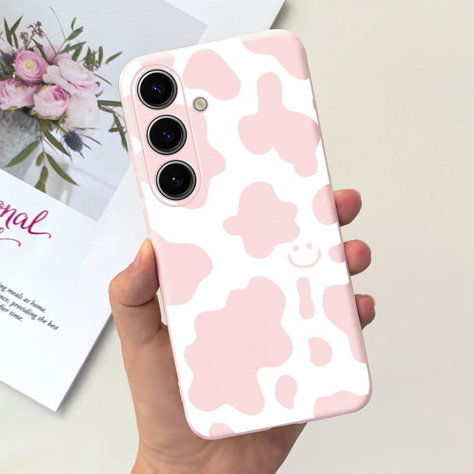 Pour Coque Samsung Galaxy S24 Pare-chocs Étui Samsung S24+ S24 Plus S24 Ultra Téléphone Coques Étui Jelly Fille Fleur Papillon Étui Souple