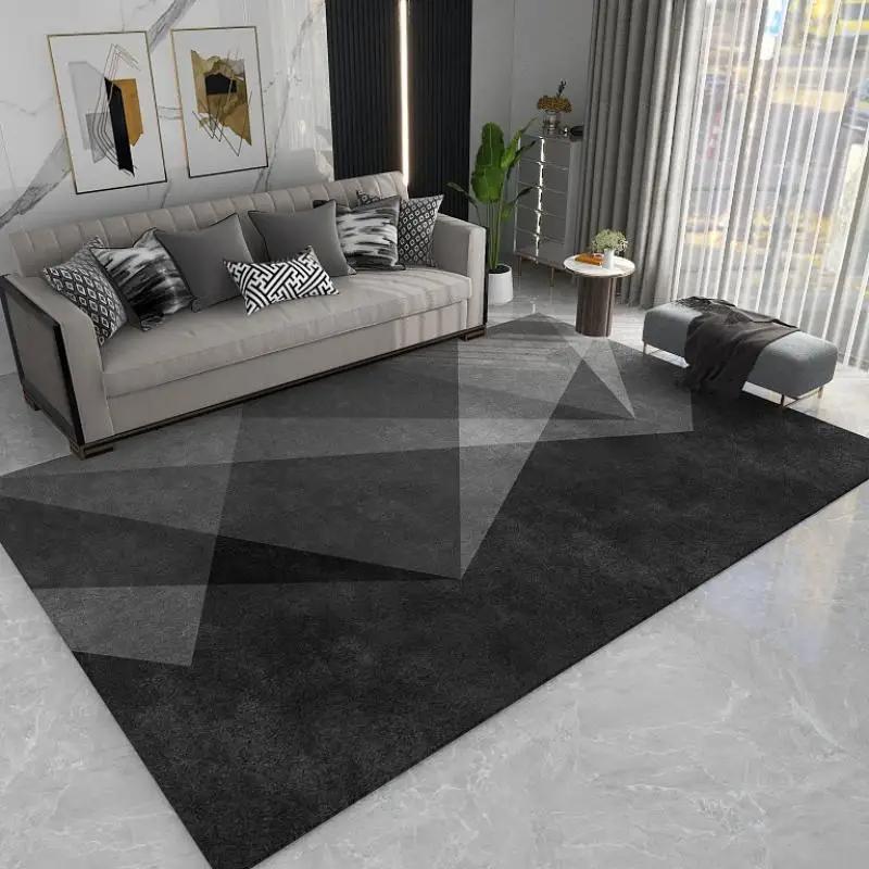 Nordic Geometric Minimalist Carpet For Home Decoration, Non-Slip And Dirt-Resistant Floor Mat For Living Room And Bedroom