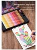 Water-Soluble Colored Pencil Set: 48-72 Colors for Professional Doodling and Hand-Painting