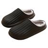 Waterproof cotton slippers home indoor and outdoor warm plush men's and women's simple autumn and winter light cotton shoes