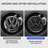 Auto Kohlefaser Muster Logo Lenkrad Dekoration Aufkleber Für VW GTI Polo Golf MK6 MK7 Passat Tiguan CC T-ROC /Autoaufkleber