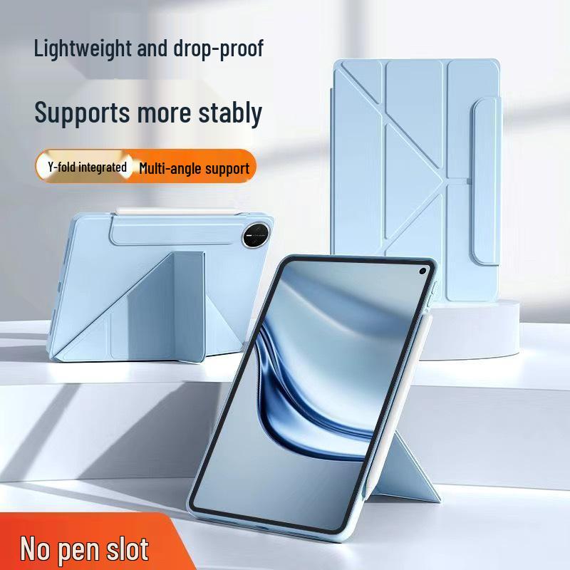 OPPO Pad 6 12.1-Inch Tablet Protective Case, 3+Y Fold, Magnetic Suction, Anti-drop, with Buckle Flip Cover