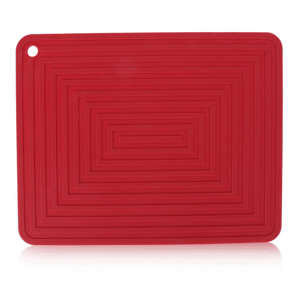 Dish Drying Pad Prevent Slip Flexible Insulated Placemat Silicone Drain Mat for Kitchen B