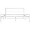 White Metal Bed Frame 140*200 cm