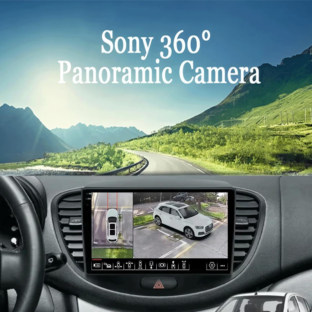 Car Radio Android 14 Carplay Auto For Hyundai I10 2007 - 2013 GPS Recorder Multimedia video Player 4G+WiFi DSP