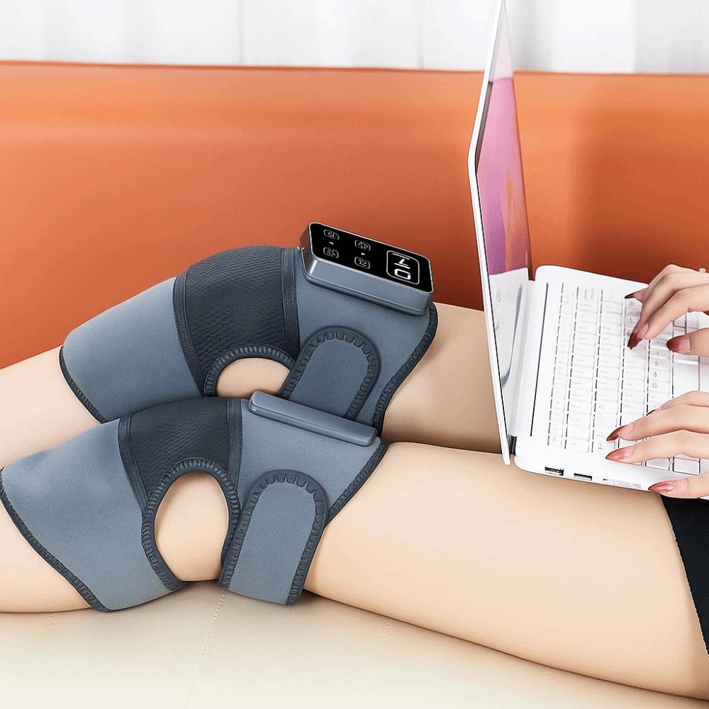 Adjustable Temperature Electric Knee Massager Rechargeable Joint Heating Massager Fitness