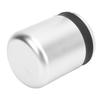 Coffee Machine Dosing Cup Wide Mouth Aluminum Alloy Easy to Use Coffee Powder Cup for Portafilters 51mm 53mm Black