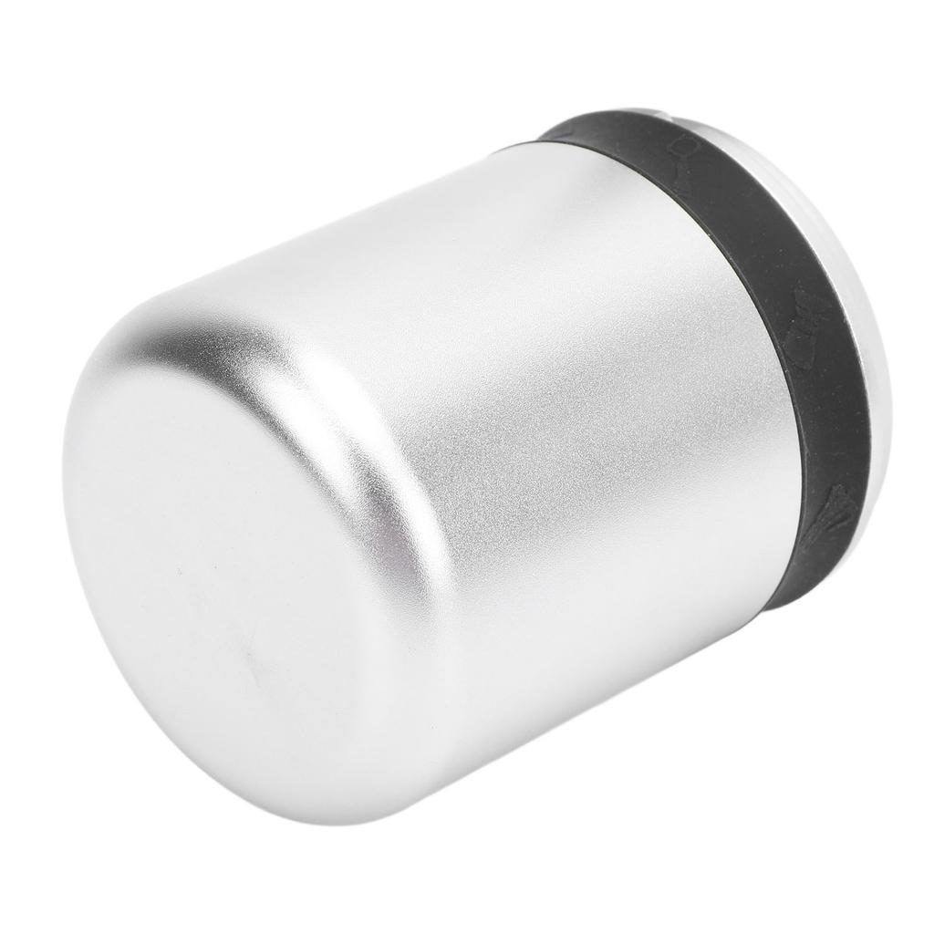 Coffee Machine Dosing Cup Wide Mouth Aluminum Alloy Easy to Use Coffee Powder Cup for Portafilters 51mm 53mm Black