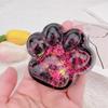 Non-Toxic Cute Sequin Cat Claw Squishy Fidget Toy Slow Rebound Stress Relief Toy Pinch Decompression Cat Paw Soft Squeeze Toy Gift