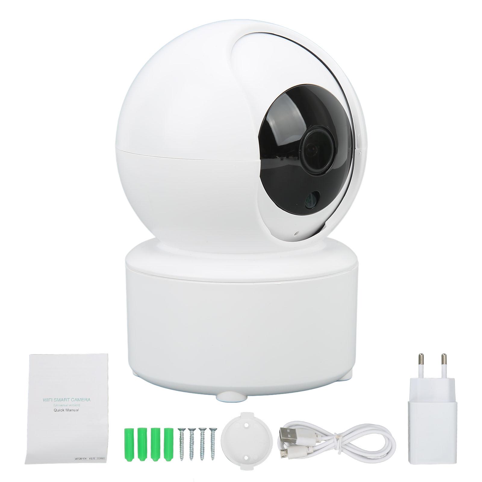 

Indoor Pan Tilt Smart Camera Wifi Surveillance Camera Infrared Light Detection Alarm 2 Way Audio