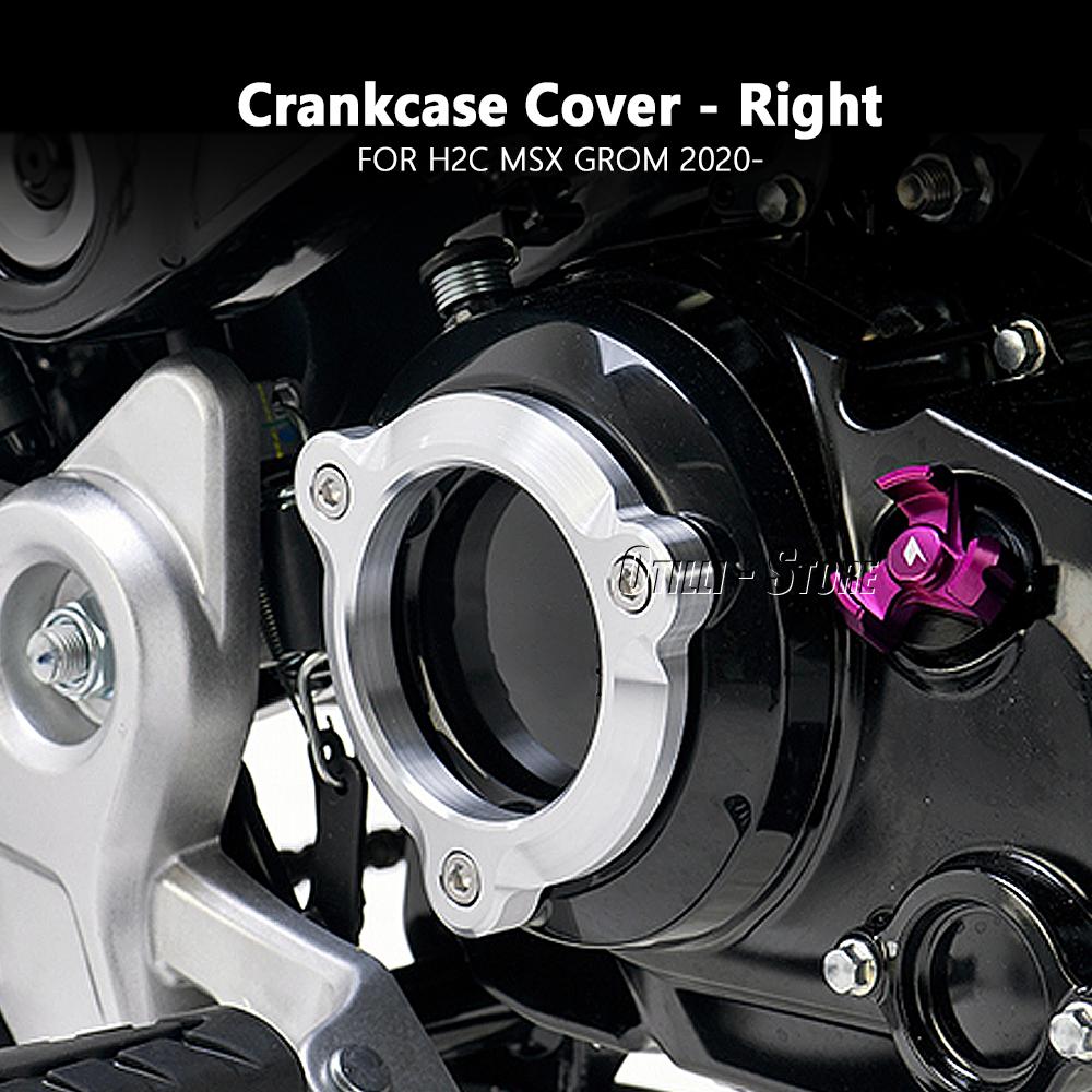New Motorcycle Engine Case Crash Slider Protector Engine Decorative Cover For Honda H2C Msx Grom 2020 2021 2022 H2C MSX GROM