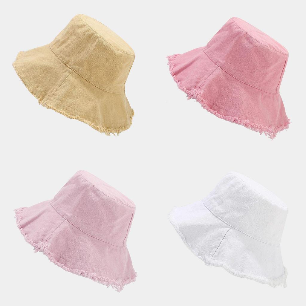 Baumwoll Fischerhut Für Männer Und Frauen Sommer Sonnenschutz Breiter Rand Lässiges Outdoor-Accessoire