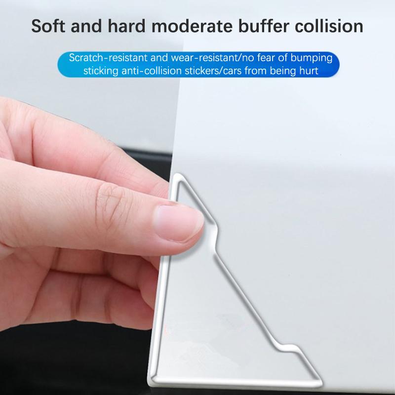 

Универсальные чехлы для защиты от столкновений на дверные углы автомобиля, прозрачный силиконовый протектор