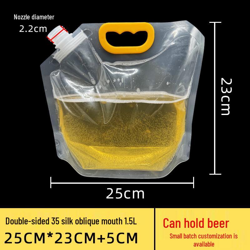 

Disposable Transparent Spout Liquid Pouches