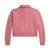 Ralph Lauren Mädchen Fleece Viertel Reißverschluss Crop Sweatshirt